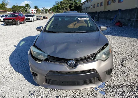 2015 Toyota Corolla L z USA, uszkodzony, nr VIN 2T1BURHE7FC293783